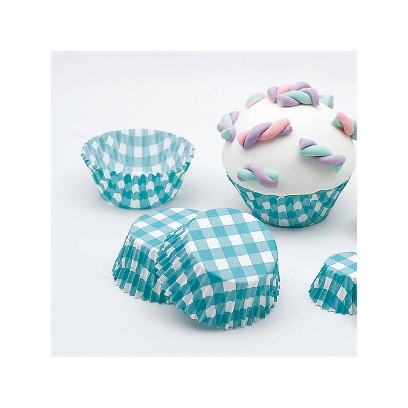 PIROTTINI IN CARTA TEATIME AZZURRO 5,2x3cm 75pz