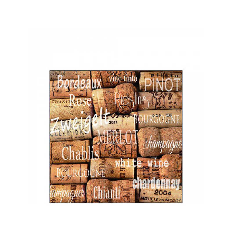 TOVAGLIOLI 25x25 TAPPI DI SUGHERO 20pz