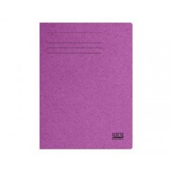 CARTELLINA MANILLA 3 LEMBI 200gr 5pz VIOLA SCATTO