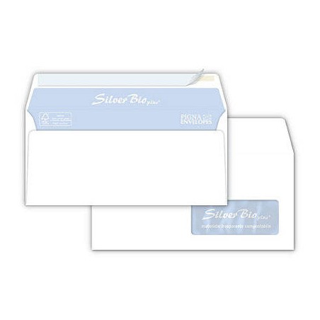 BUSTE BIANCHE STRIP 90 11x23cm S/FIN 500pz BLASETTI