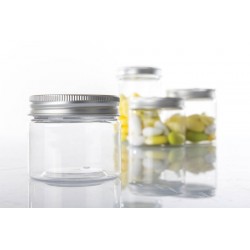 BARATTOLO PET COP. A VITE ø5cm H.4,5cm 55ml G3665 6pz