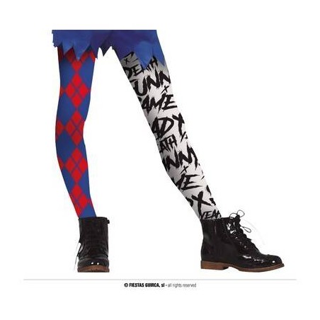 COLLANT CON STAMPE BIMBA DANGER 7/10 ANNI
