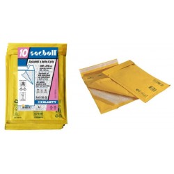 BUSTA IMBOTTITA SACBOLL int.22x23cm est.25x39cm FG 10 PEZZI