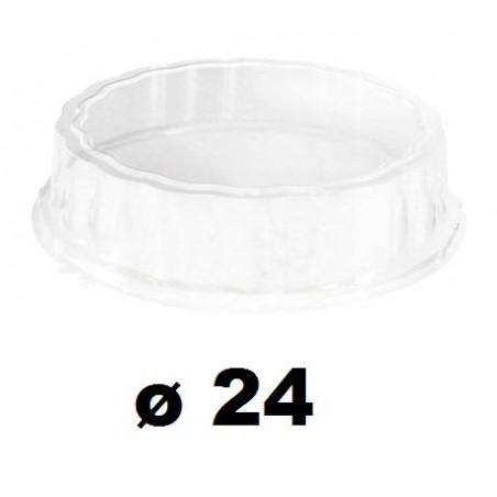 COPERCHIO MEDORO ø24x8cm PET