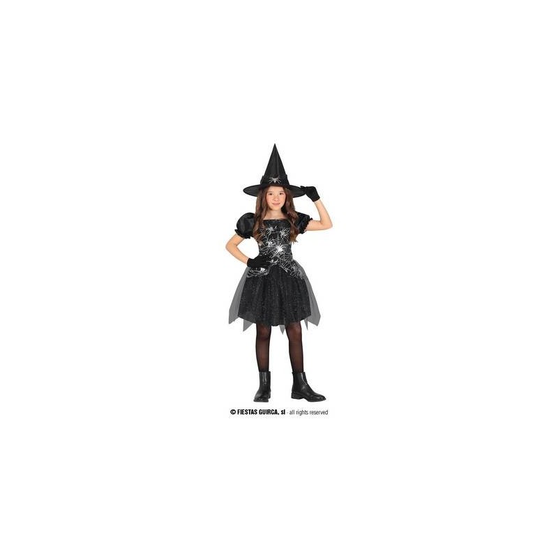 COSTUME STREGA ARGENTO 5-6 anni