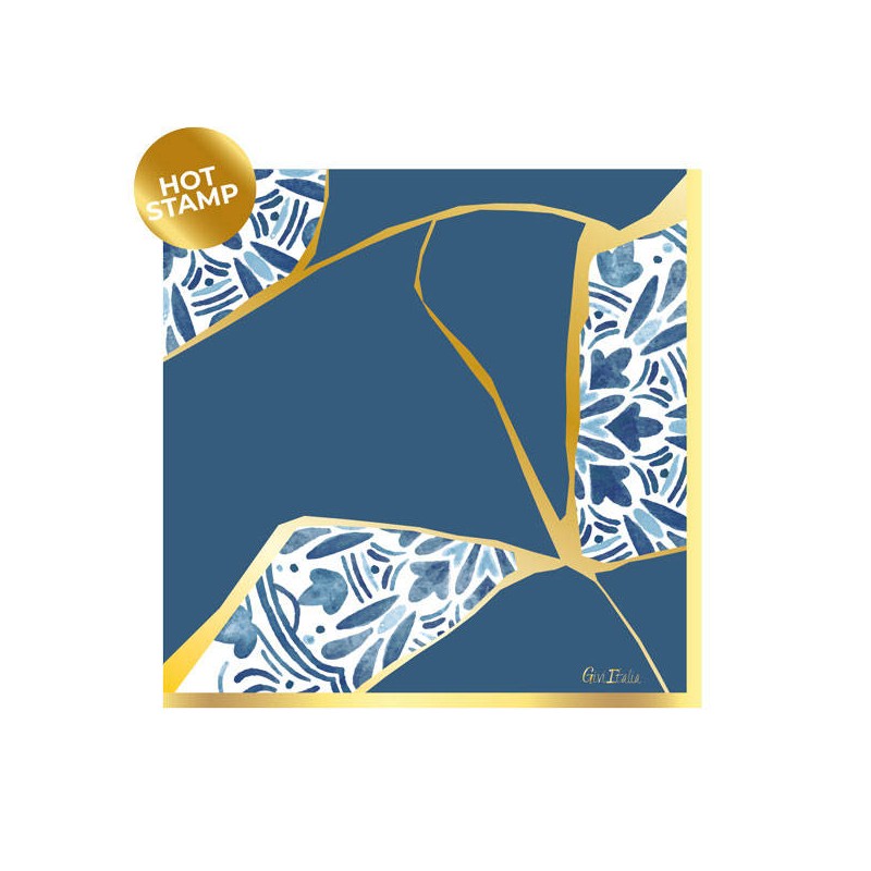 TOVAGLIOLI 33x33 KINTSUGI BLU 3V 16pz