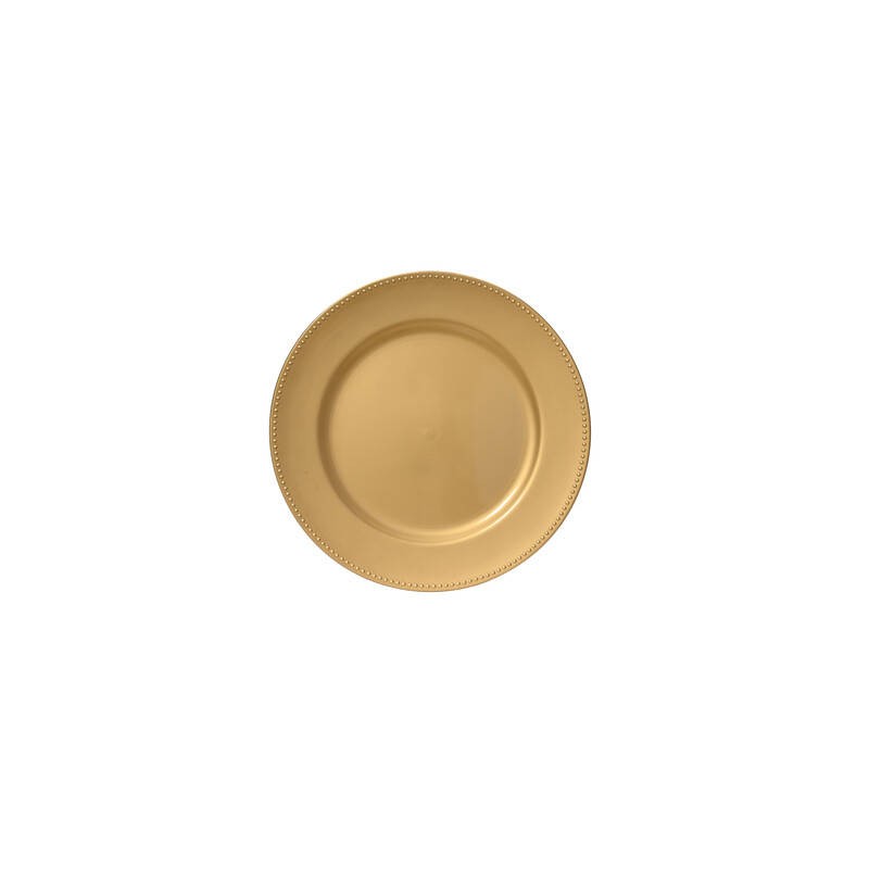 MAXI PIATTO PIANO ø33cm ORO