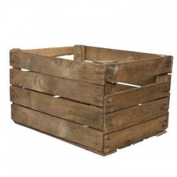 CASSETTA IN LEGNO 40x50x30cm NATURALE