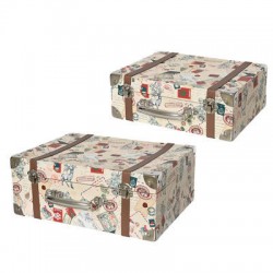 VALIGETTA IN CARTONE LETTER TO SANTA 25x9x19cm