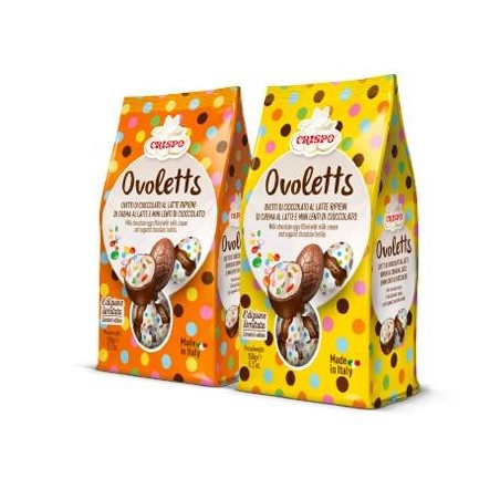 OVOLETTS OVETTI DI CIOCCOLATO CON MINI LENTI COLORATE 150gr