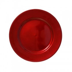 MAXI PIATTO PIANO ø33cm ROSSO