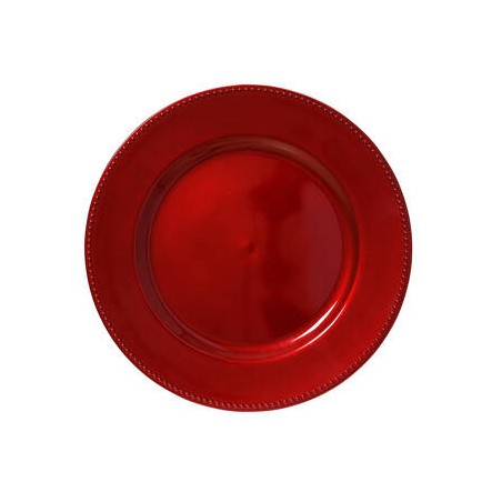 MAXI PIATTO PIANO ø33cm ROSSO