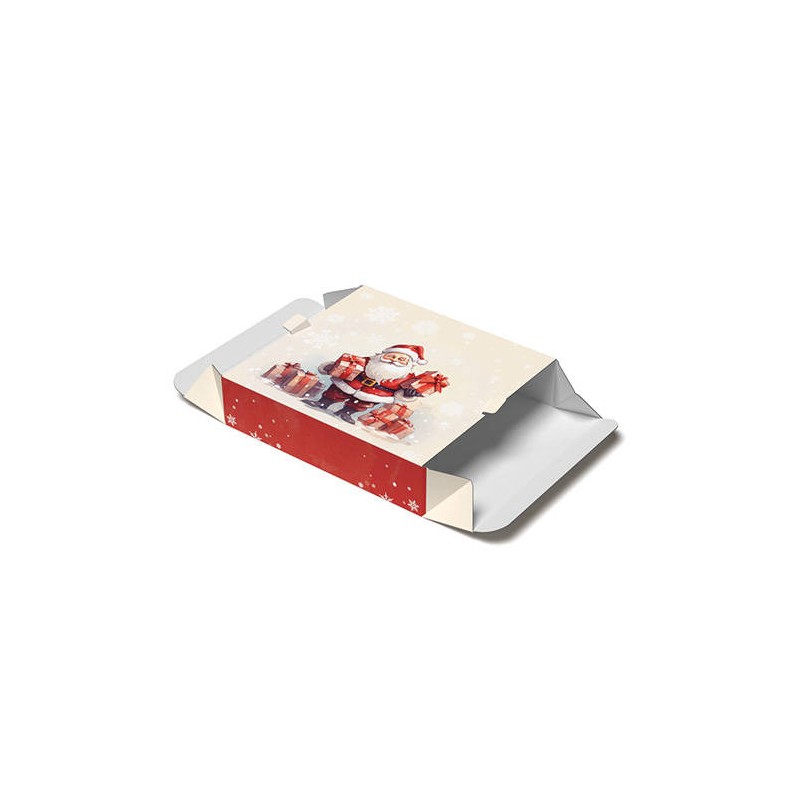 SCATOLA ASTUCCIO GIT BOX 29,5x27x7cm SANTA CLAUS