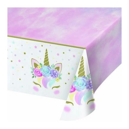 TOVAGLIA PLASTICA 137x259cm UNICORNO BABY