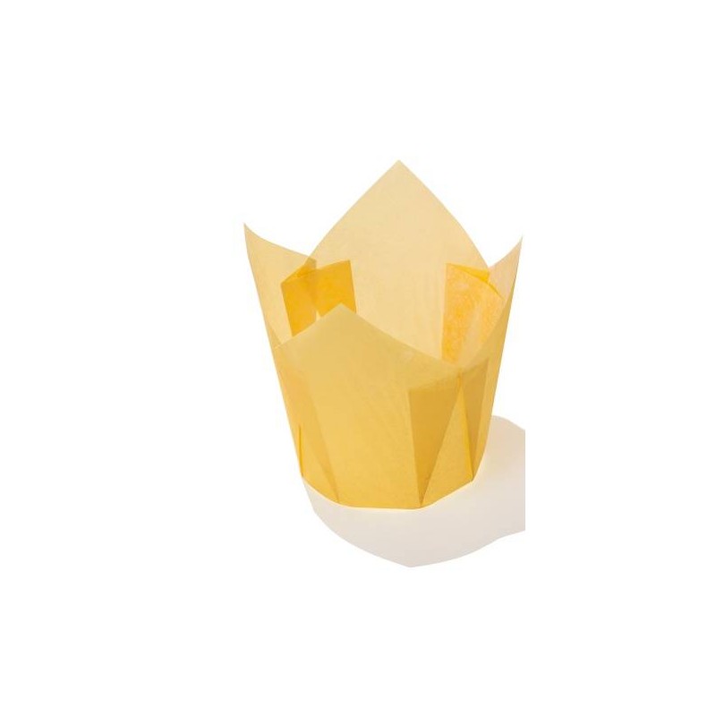 PIROTTINI TULIP 50x50mm H.72mm GIALLO 120pz