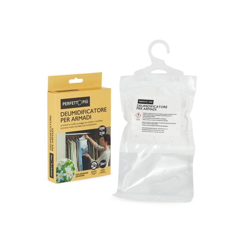 DEUMIDIFICATORE ARMADIO C/APPENDINO 230gr JASMINE