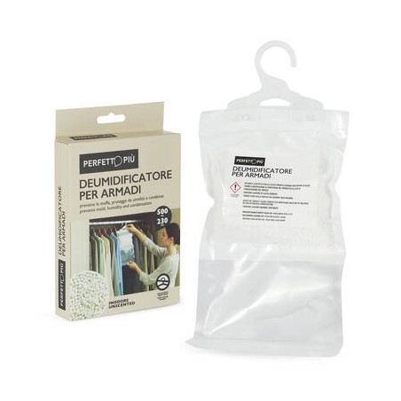 DEUMIDIFICATORE ARMADIO C/APPENDINO 230gr NEUTRO