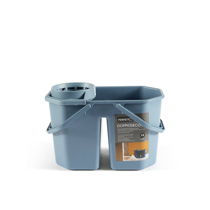 DOPPIO SECCHIO C/STRIZZATORE 15lt AVIO