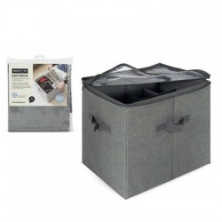 ORGANIZER TNT MODULARE SCARPE 43x32x35cm CENERE