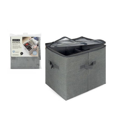 ORGANIZER TNT MODULARE SCARPE 43x32x35cm CENERE
