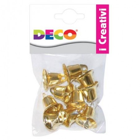 CAMPANELLE 22mm ORO IN BUSTA 10pz