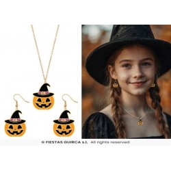KIT ORECCHINI + COLLANA ZUCCA