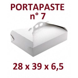 SCATOLA P.PASTE POLIT. N°7 28x39x6,5cm BIANCO RAMAGE