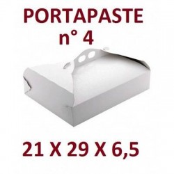 SCATOLA P.PASTE POLIT. N°4 21x29x6,5cm BIANCO RAMAGE