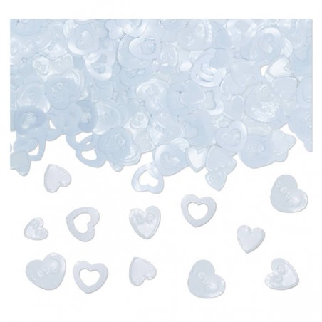 CONFETTI PARTY CUORE BIANCO 15gr