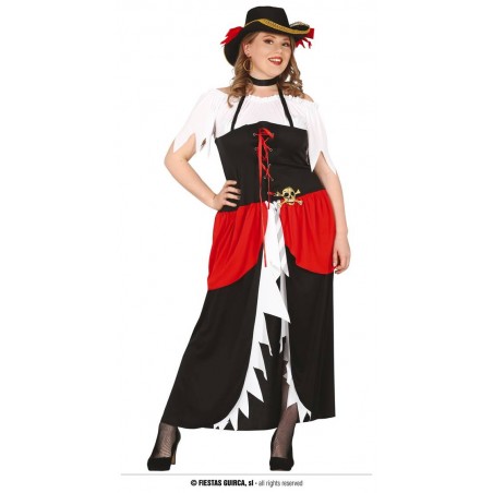 COSTUME DONNA PIRATESSA BUCANIERA TG.XL
