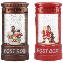 MAILBOX CON NEVE 11,6x8,8x23cm ass.ti 1pz