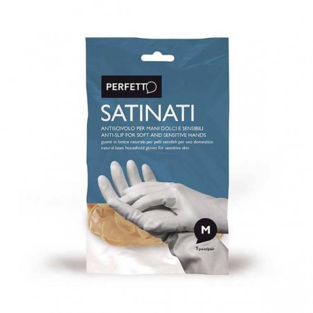 GUANTI SATINATI LATTICE PERFETTO MIS.M