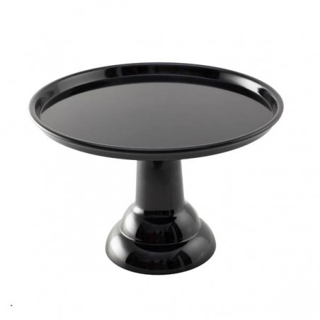 ALZATA MELAMINA NERA ø30 H.20cm