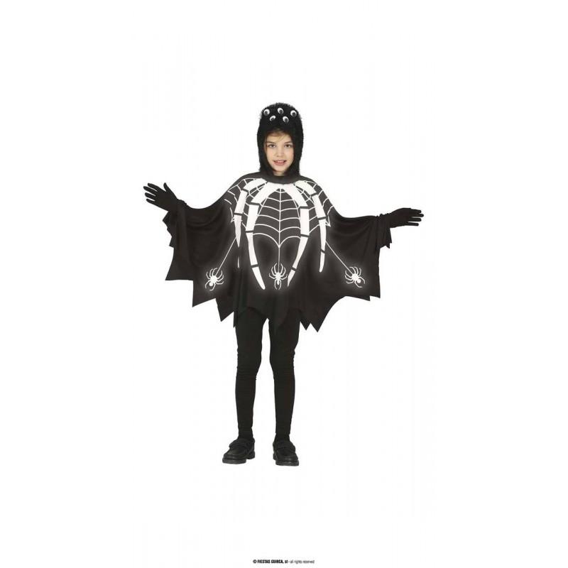 COSTUME RAGNO BRILLA NEL BUIO 5-6 anni