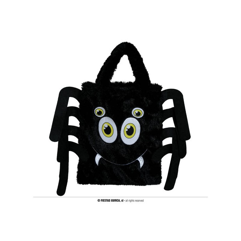CESTINO IN PELUCHE CON RAGNO