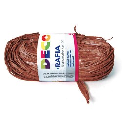 RAPHIA NATURALE gr.50 CWR MARRONE