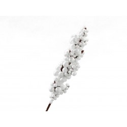 RAMO BACCHE BERRY STEMS WHITE 17cm 12pz
