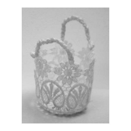 CESTINO IN MACRAME' ø6,5 H.4cm