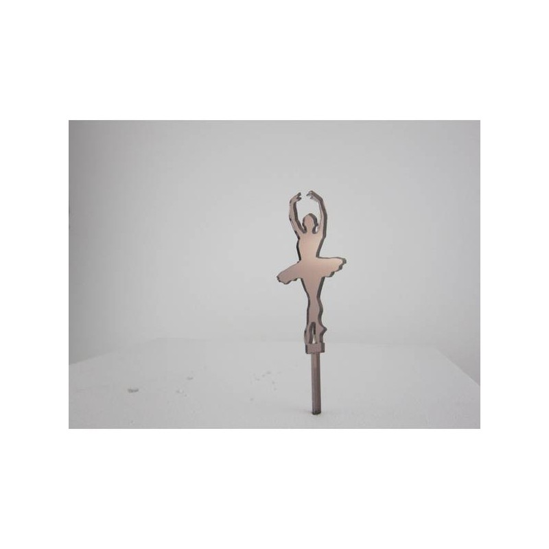 CAKE TOPPER PLEXY BALLERINA COLORI ASS.TO 1pz