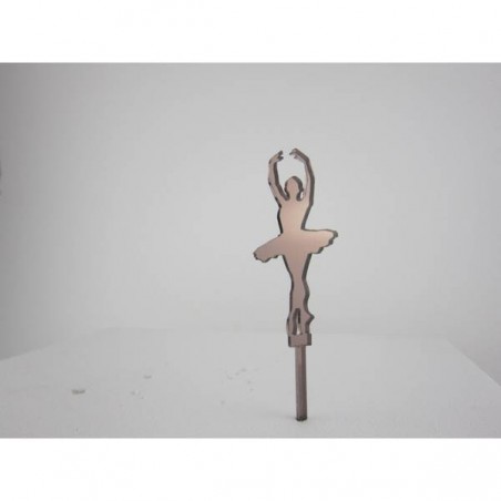 CAKE TOPPER PLEXY BALLERINA COLORI ASS.TO 1pz
