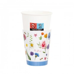 BICCHIERI 250cc E8 COVER BOTANICAL FLOWERS 8pz