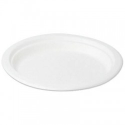 PIATTI OVALI POLPA 32x25,5cm BIO COMPOSTABILI 25pz CROWN CHEF