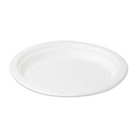 PIATTI OVALI POLPA 32x25,5cm BIO COMPOSTABILI 25pz CROWN CHEF