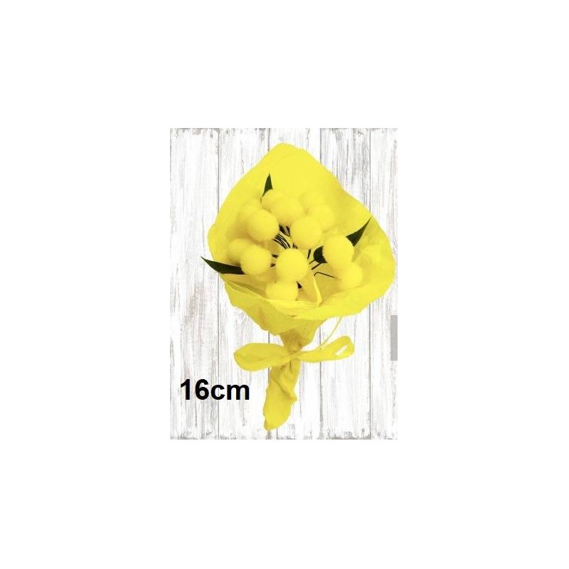 MAZZETTO MIMOSA CON FIOCCO 16cm 5076