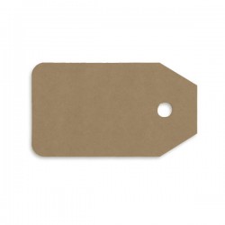 TARGHETTA TAG 70x40cm AVANA 160pz
