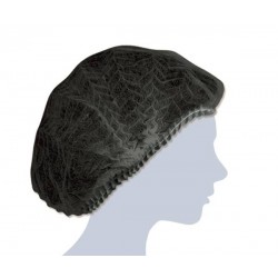 CUFFIA PLISSè TNT PRESTIGE NERO 100pz CROWN CHEF