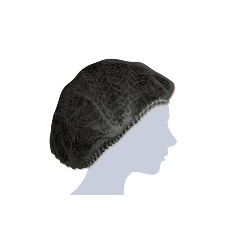 CUFFIA PLISSè TNT PRESTIGE NERO 100pz CROWN CHEF