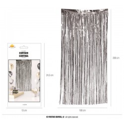 TENDA ARGENTO METAL 100x200cm