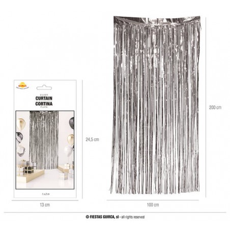 TENDA ARGENTO METAL 100x200cm