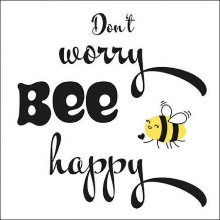 TOVAGLIOLI 33x33 BEE HAPPY BEE 20pz